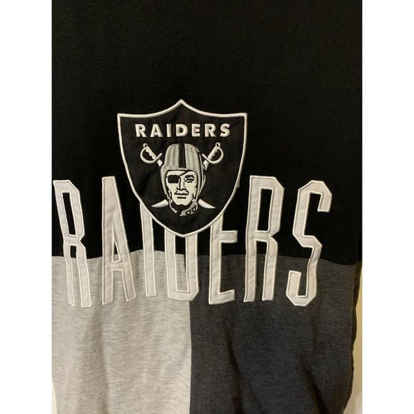 Raiders Men’s Sz S‎ Pullover Style Hoodie Short Sleeve Side Pockets Rare